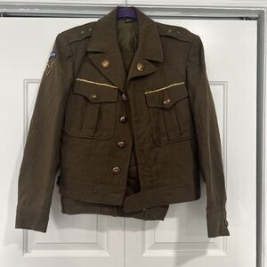 US ARMY MAJOR GENERAL STONE JACKET AND PANTS UNIFORM STARS STRIPES AIR !!READ!!!
